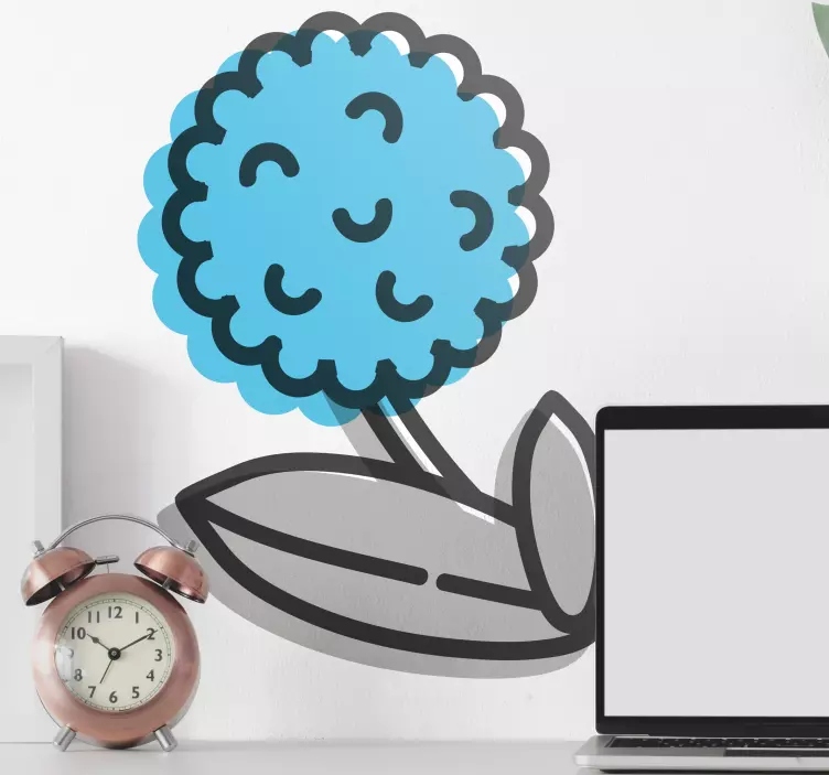 Flori și plante autocolante element floral jucăuș - TenStickers