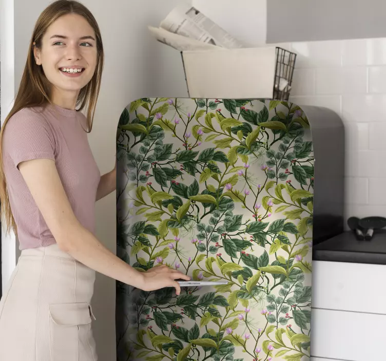 Flori și plante autocolant frigider - TenStickers