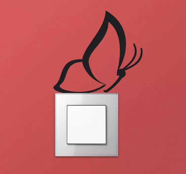 Fluture lumina comutator autocolant decorativ - TenStickers