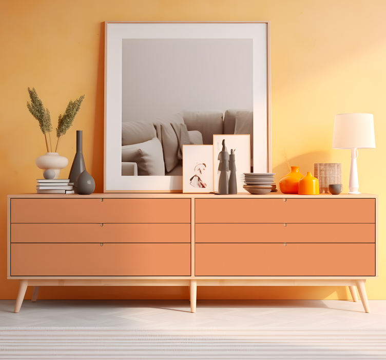 Foi de vinil de culoare neagră zdrobire de caise - TenStickers