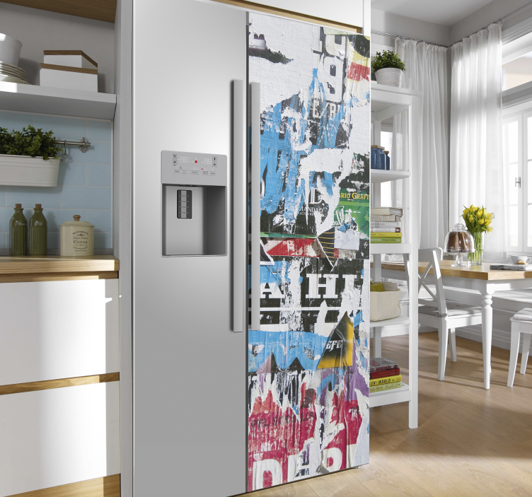 Autocolant vintage vinil frigider - TenStickers