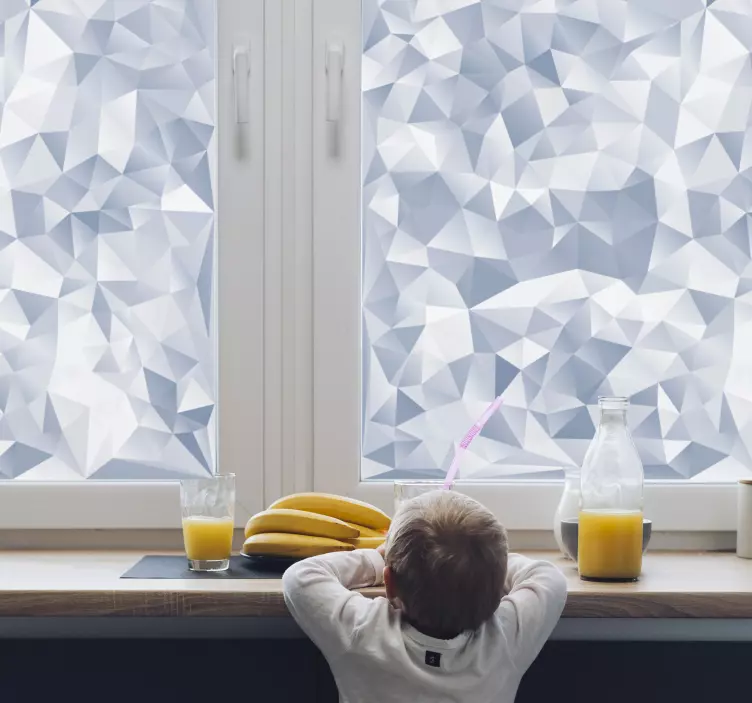 Autocolant de ferestre cu forme neregulate - TenStickers