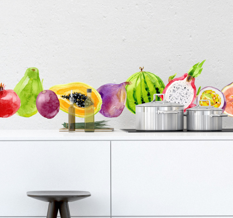 Fructe tropicale autocolant - TenStickers