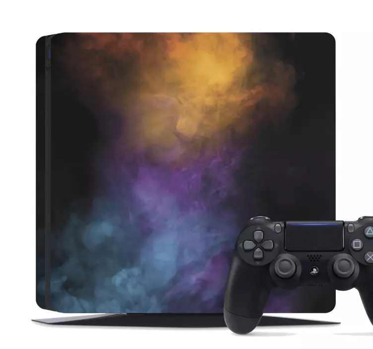 Autocolant playstation cu fum colorat - TenStickers