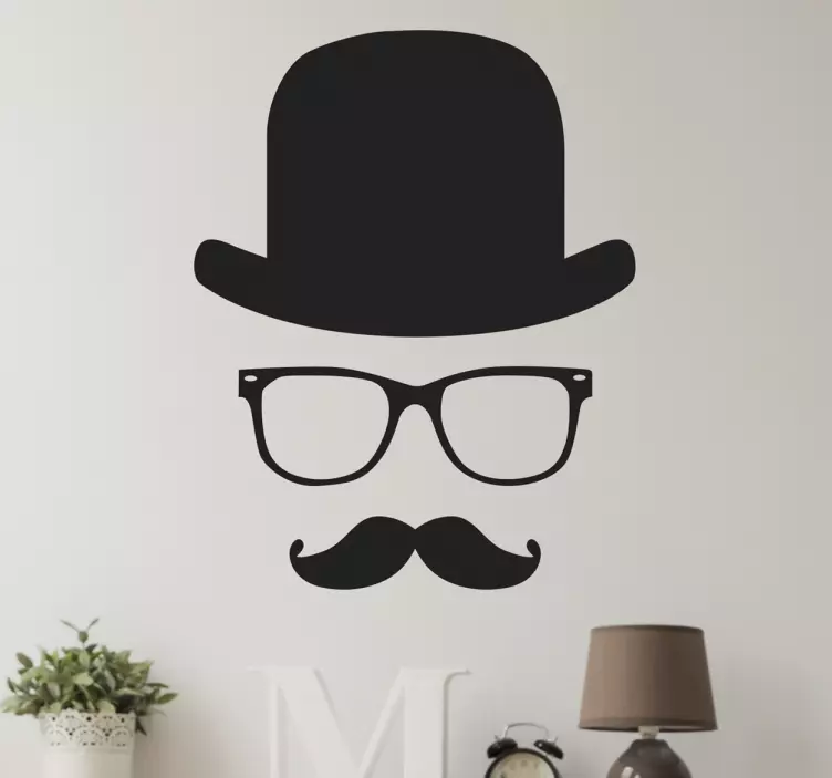 Gentleman sticker de perete - TenStickers