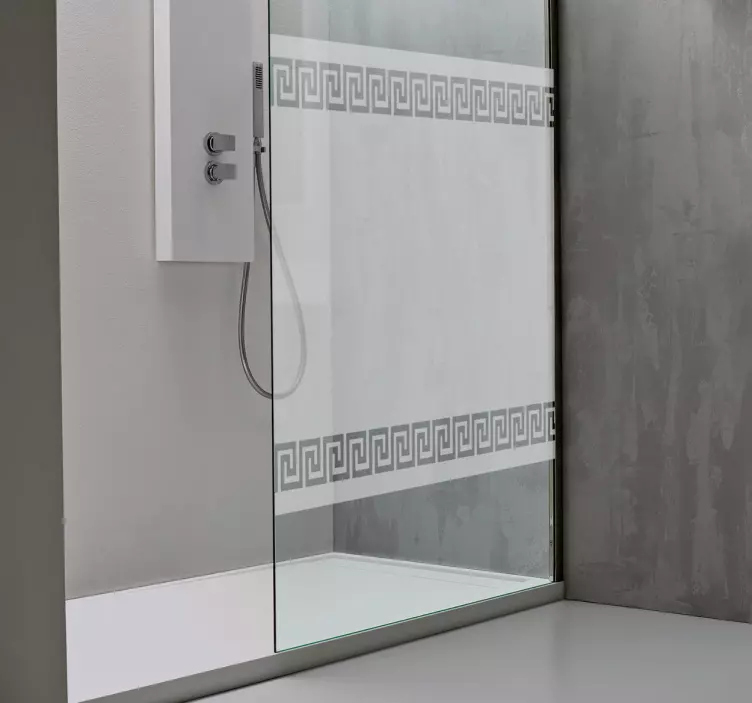 Gheață model autocolant de duș - TenStickers