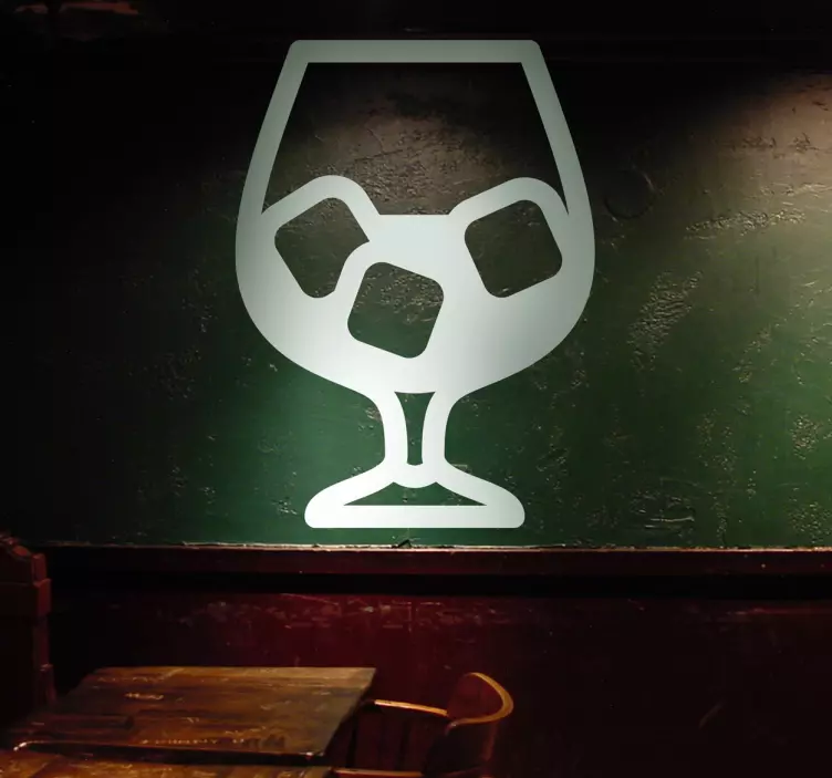 Gheata pe autocolant monocrom de sticla - TenStickers