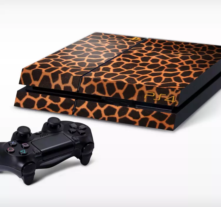 Girafa prints playstation 4 piele - TenStickers