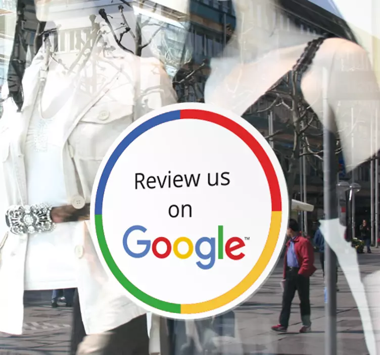 Autocolant de perete magazin de recenzie google - TenStickers