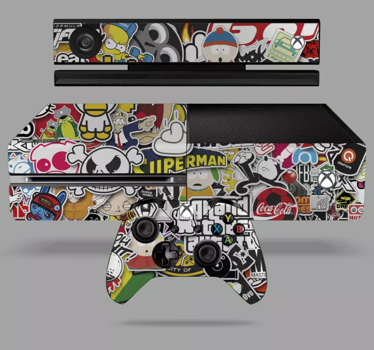 Graffiti simboluri originale xbox skin - TenStickers