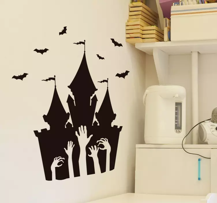 Halloween autocolant halloween castel - TenStickers