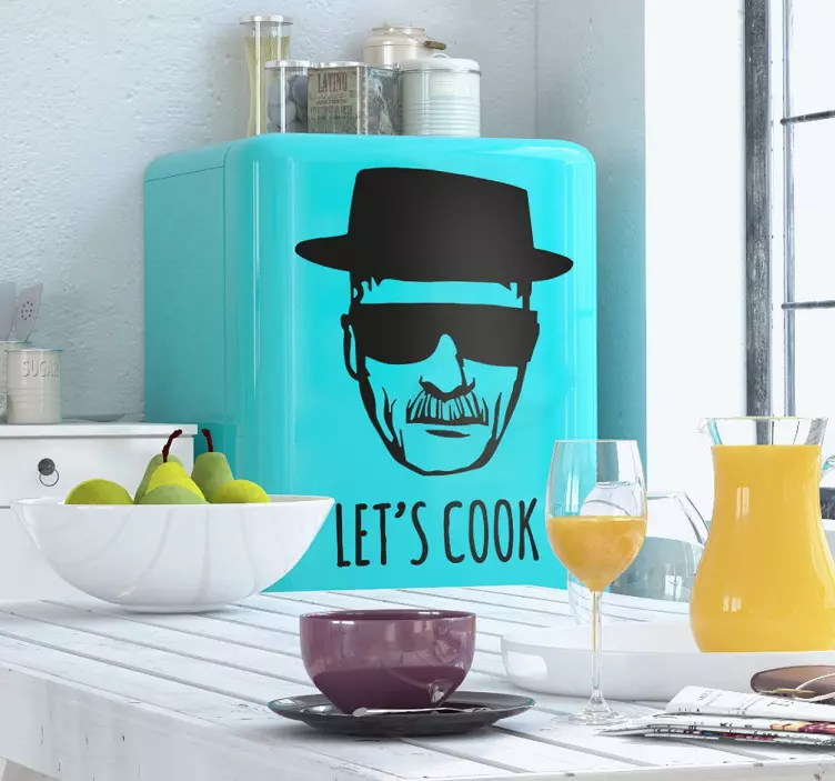 Heisenberg hai să gătim autocolant de serie tv - TenStickers