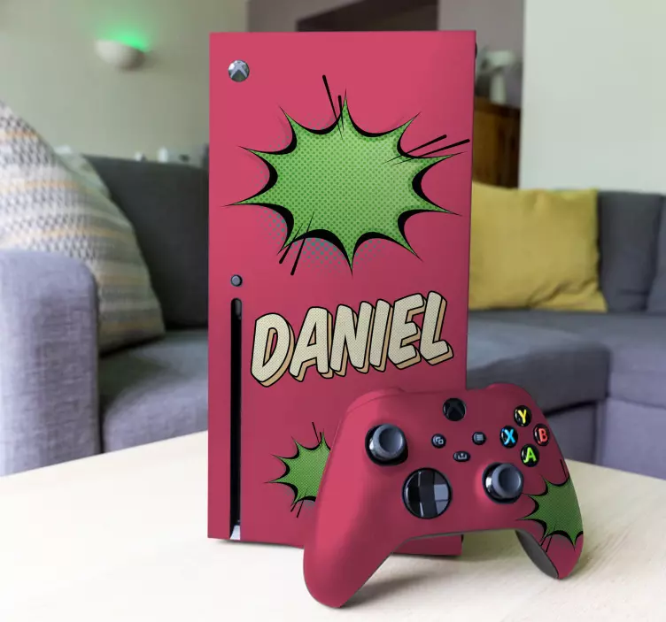 Hey you cool graffiti poster xbox skin decal - TenStickers