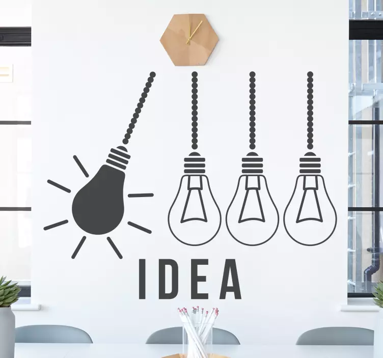 Idee cu design frumos inspirat autocolant citat - TenStickers