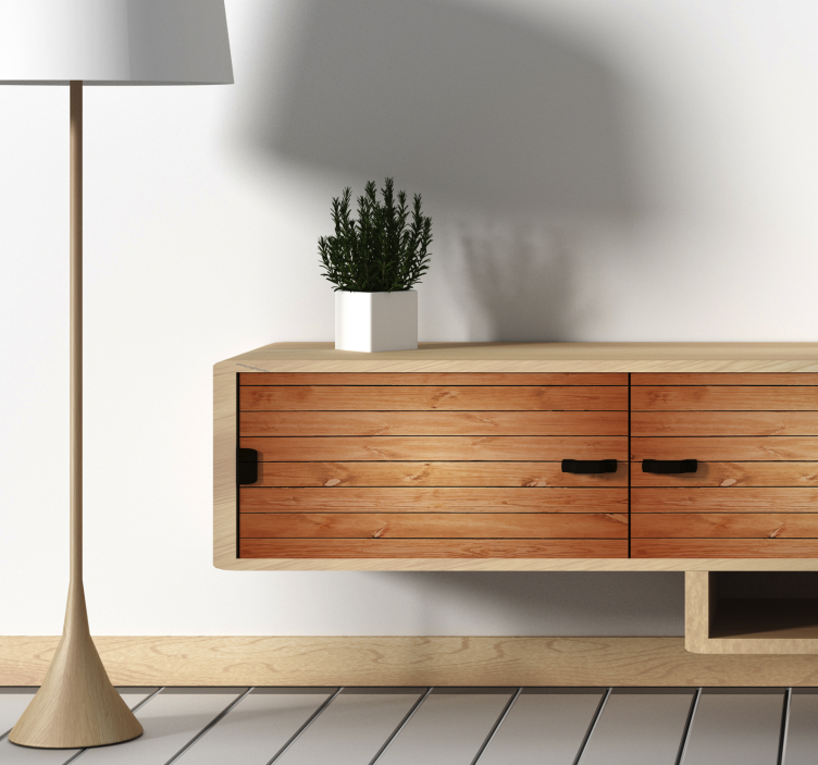 Imitație de autocolant de mobilier de parchet - TenStickers