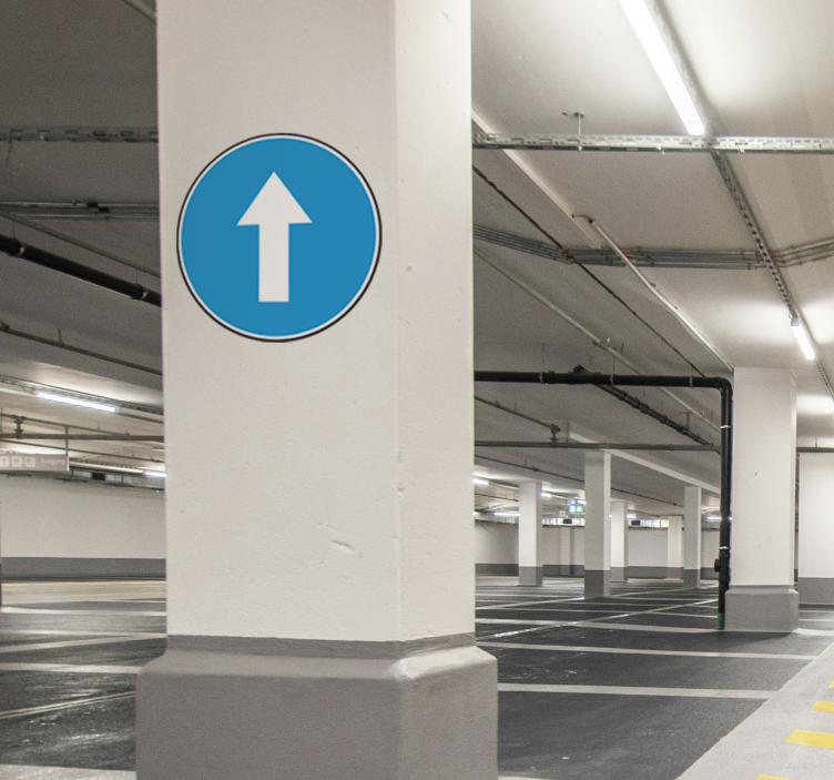 înainte doar autocolant semn rutier - TenStickers