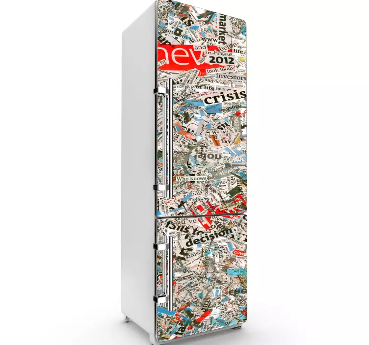 Jurnal autocolant de vinil frigider - TenStickers