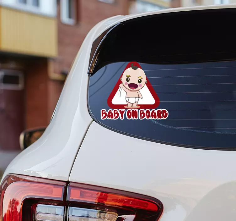 La bord autocolant baby on board - TenStickers
