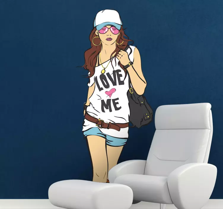 La modă autocolant pentru cumpărături - TenStickers