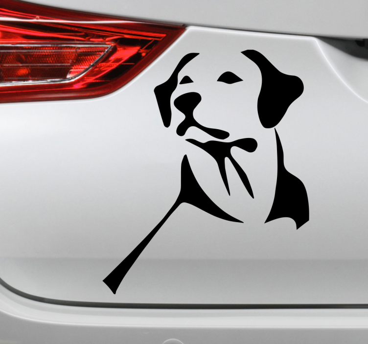 Autocolant pentru câine labrador retriever - TenStickers