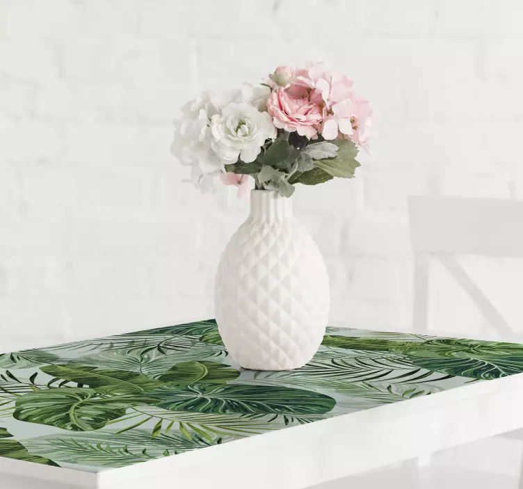 Lasă autocolant de mobilier ferigă - TenStickers