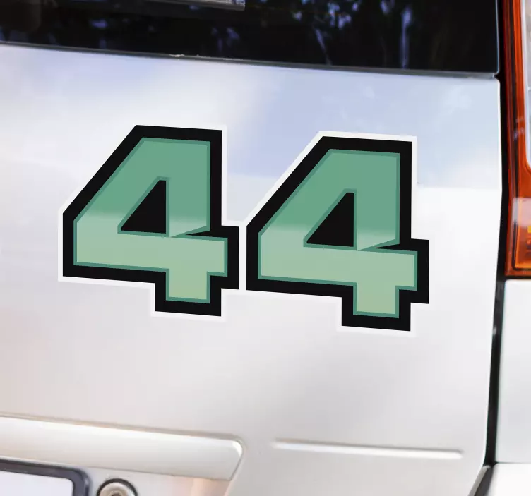 Autocolant lewis hamilton 44 - TenStickers