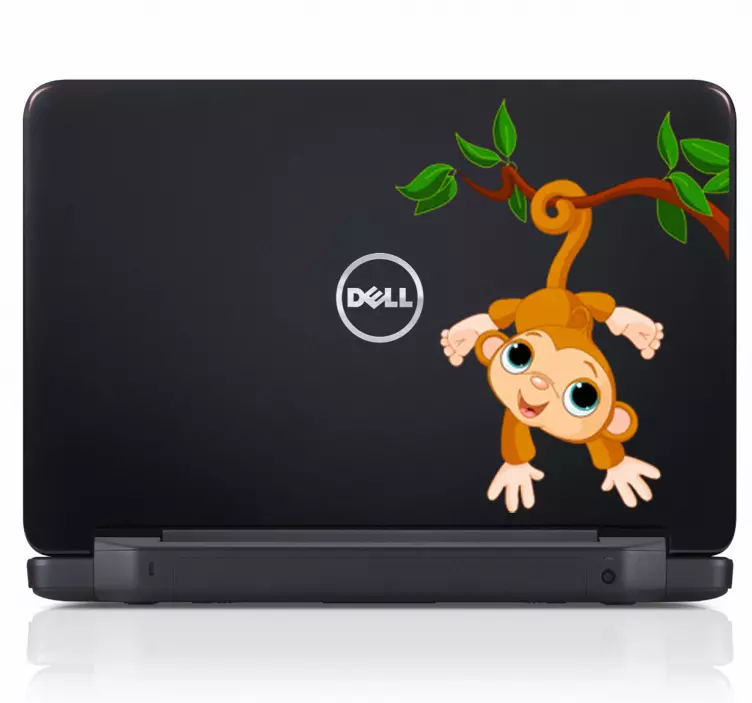 Maimuță agățată de autocolant copii copac - TenStickers