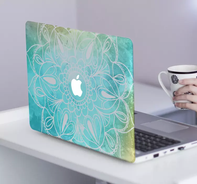 Mandala piele macbook stil - TenStickers