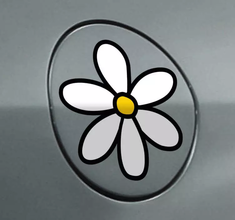 Marcator auto daisy - TenStickers