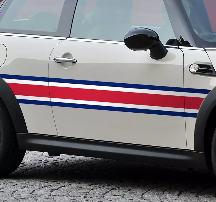 Marea britanie masina de curse autobolă autocolant - TenStickers