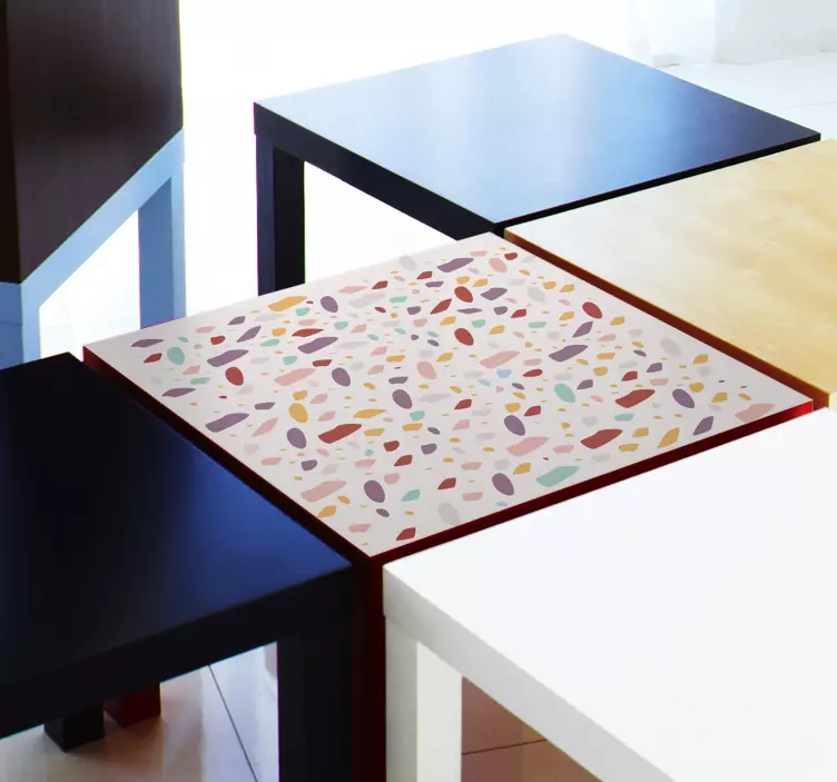 Autocolant de mobilier pentru pietre colorate - TenStickers