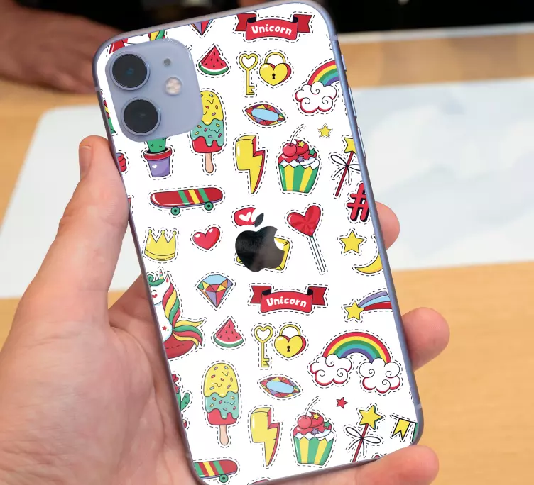 Autocolant pentru modele de desene animate chic - TenStickers