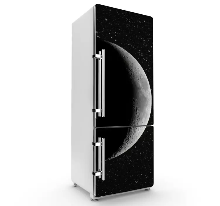 Moon frigider autocolant - TenStickers