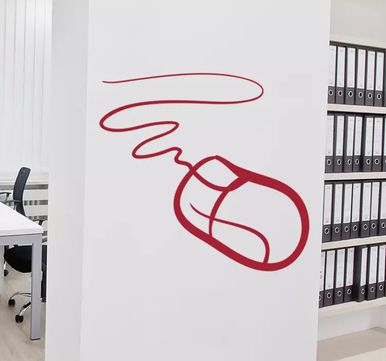 Mouse-ul autocolant mouse-ul - TenStickers