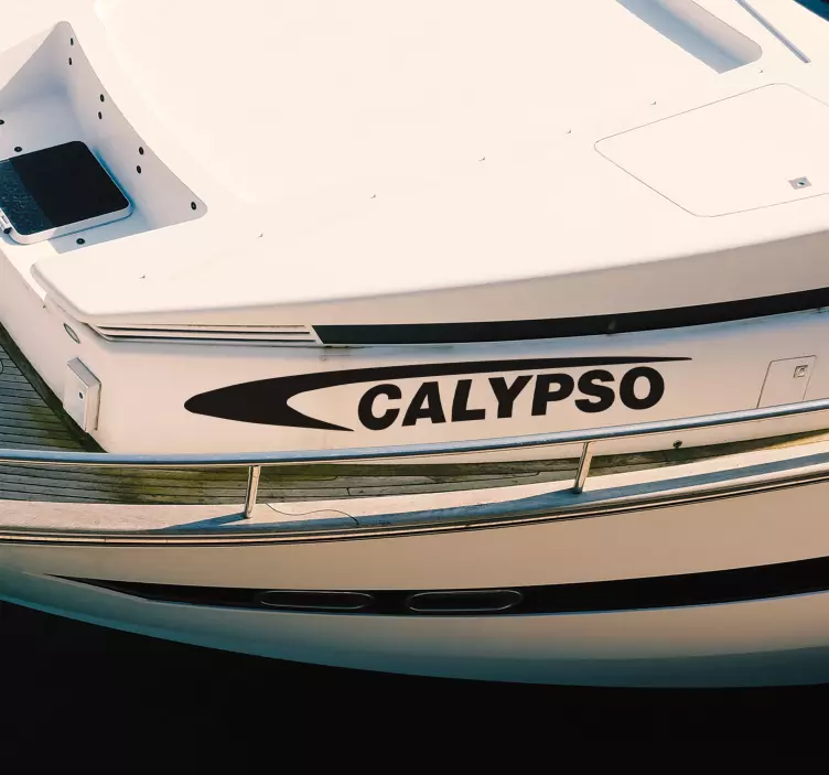 Etichete autocolante pentru pereti barcă de sport - TenStickers