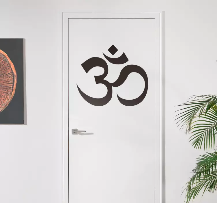 Om hinduism simbol de ușă - TenStickers