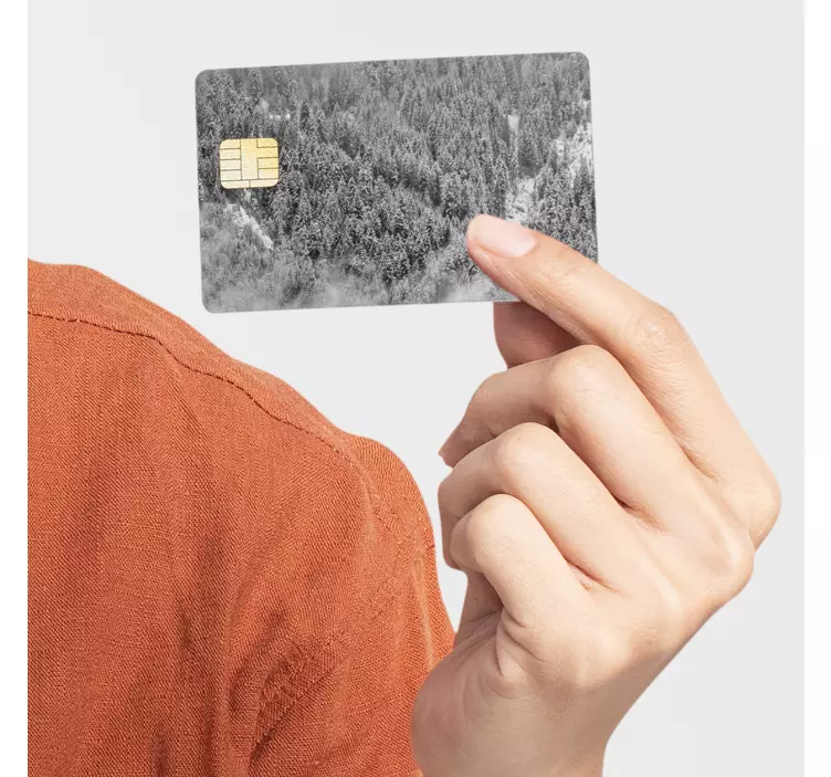 Pădure de pe autocolantul cardului de credit - TenStickers