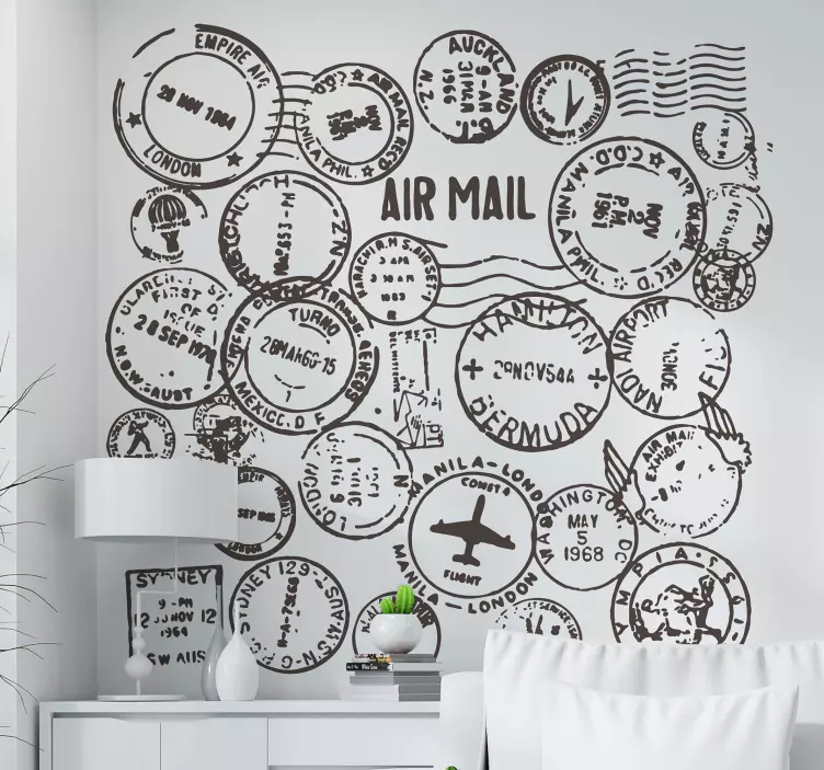 Pașaport timbre de călătorie autocolant - TenStickers