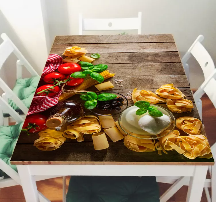 Pasta de imprimare masă ikea vinil autocolant - TenStickers