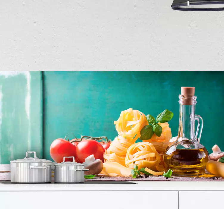 Ingrediente de paste alimente cu meniu - TenStickers