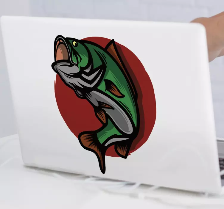 Trotineta sticker vinil laptop - TenStickers