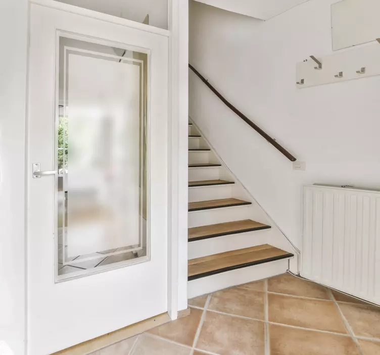 Pătrat cu ramă autocolant translucid - TenStickers