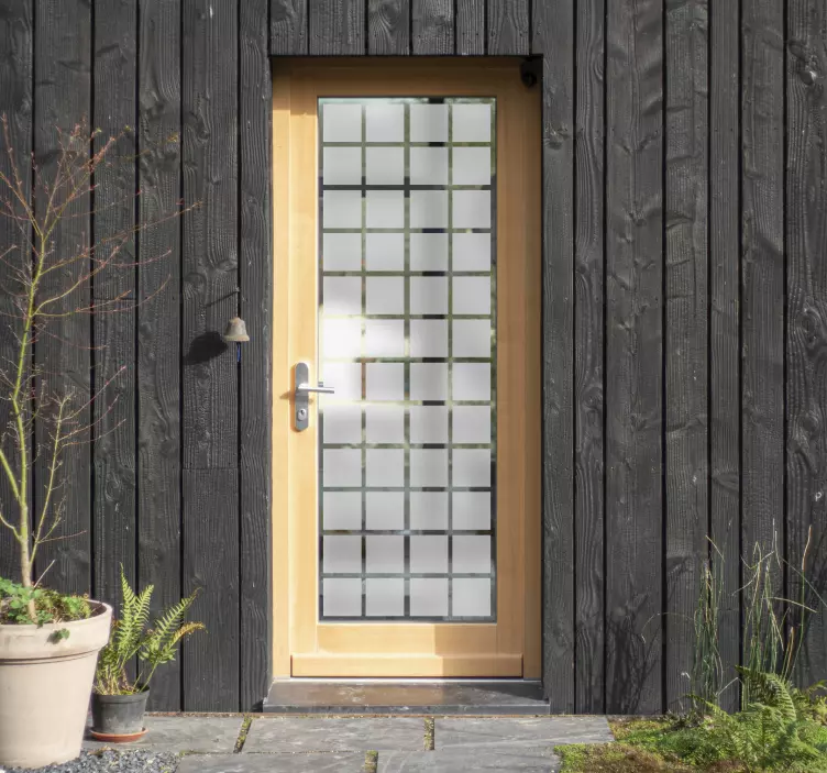 Pătrat pentru ușă autocolant pătrat - TenStickers