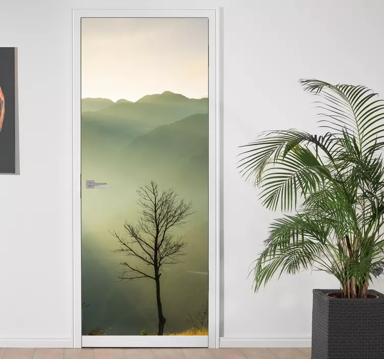 Pentru autocolant de vinilă pentru ușă naturală - TenStickers