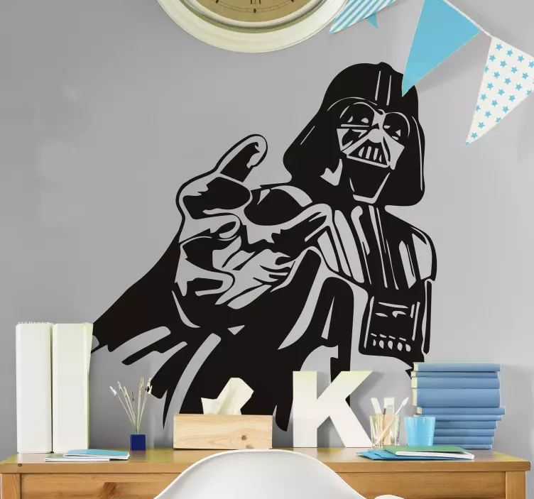 Personaj autocolant de perete cinema darth vader - TenStickers