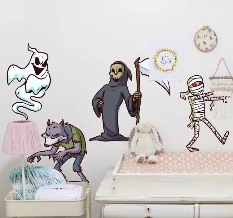 Personaje autocolant de halloween - TenStickers