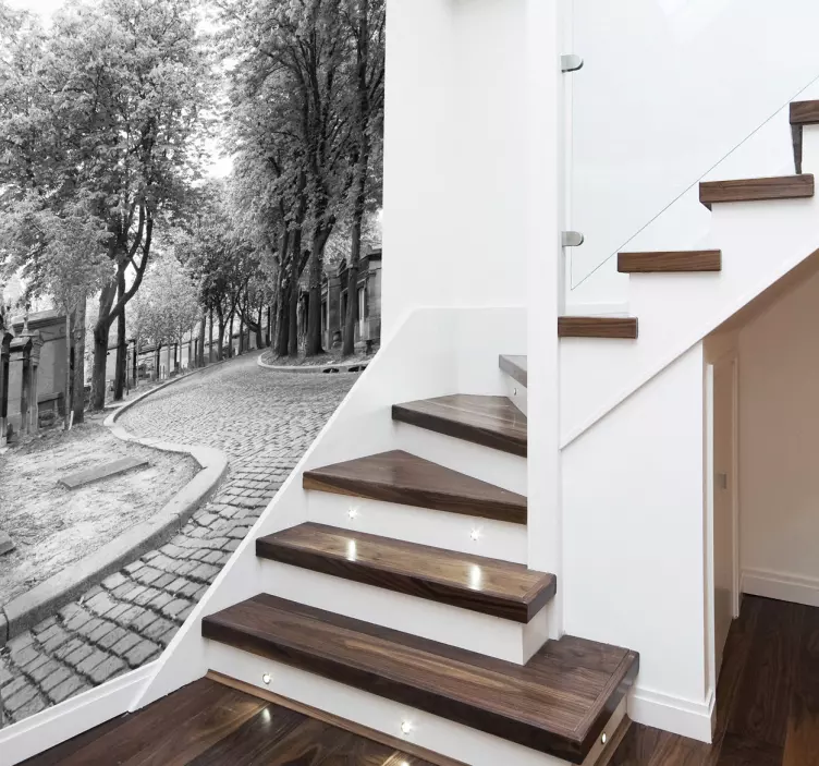 Pictură murală alb-negru - TenStickers