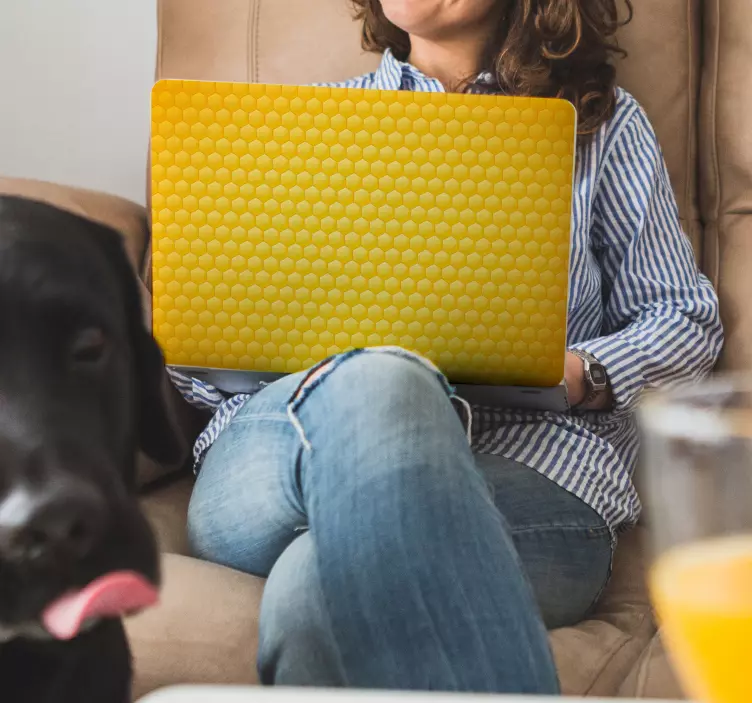 Sticker vinil laptop fagure - TenStickers