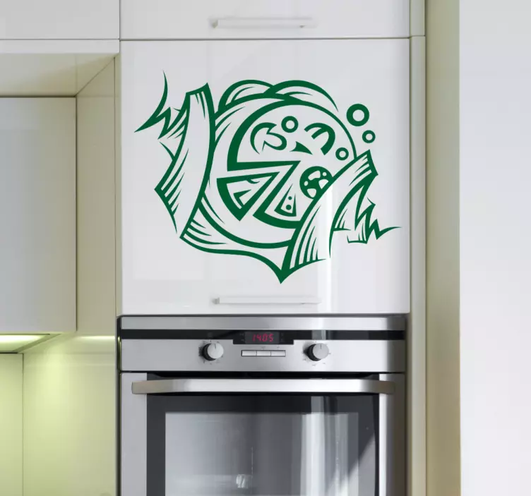 Pizza food sticker - TenStickers