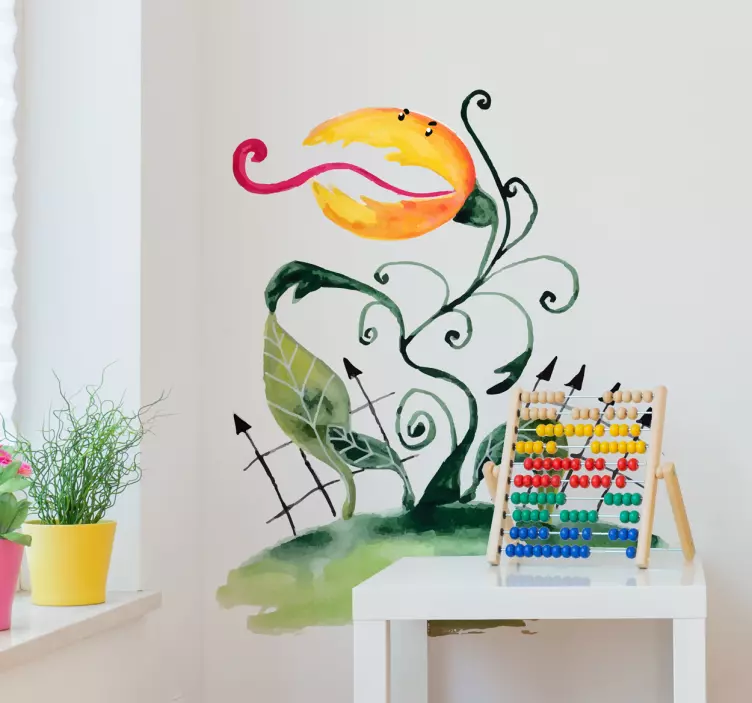 Autocolant de desen de plante carnivore - TenStickers